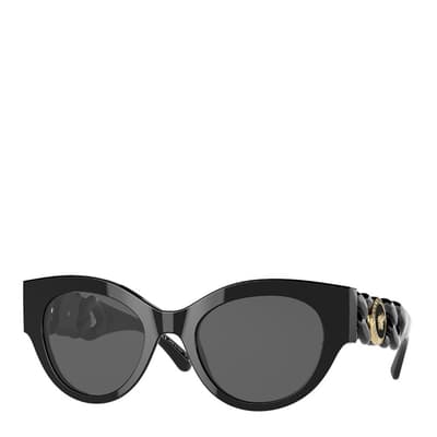 Women's Black Versace Sunglasses 52mm