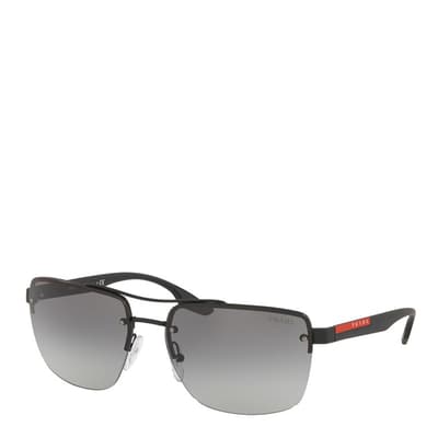 Men's Black Prada Sunglasses 62mm