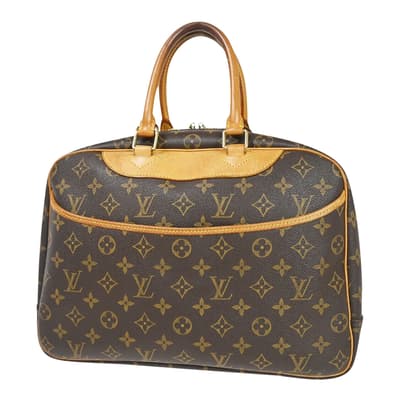 Brown Louis Vuitton Deauville Handbag