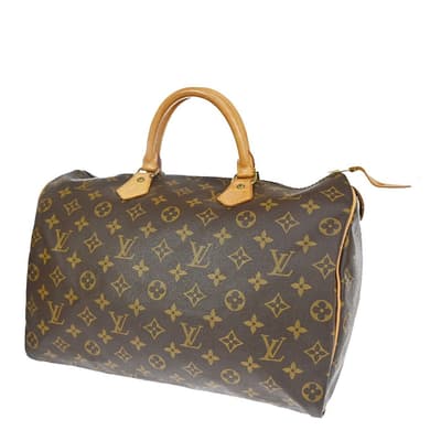 Brown Louis Vuitton Speedy 35 Handbag