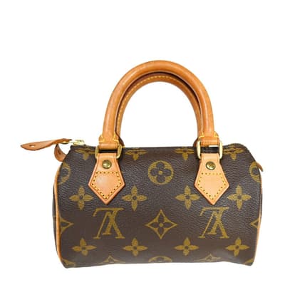 Brown Louis Vuitton Nano Speedy Handbag