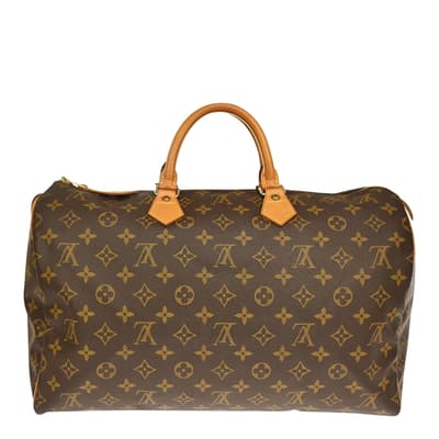 Brown Louis Vuitton Speedy 40 Handbag