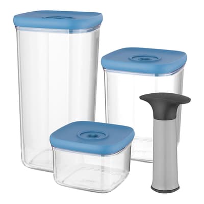 4pc set vacuum food containers