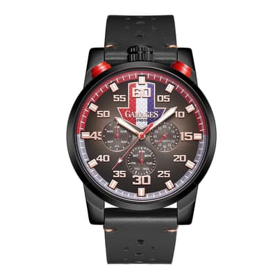 Men's Gamages Of London Piston Black Watch 46mm