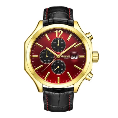 Men's Gamages Of London Opulence Gold Watch 45mm
