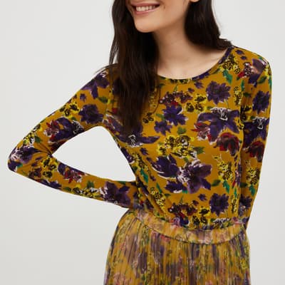 Yellow Floral Leila Top