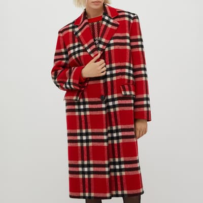 Red Checked Jolie Coat