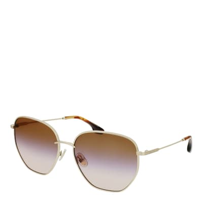 Womens Gold Victoria Beckham Sunglasses 60mm