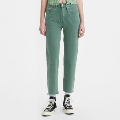Green 501® Cropped Jeans 