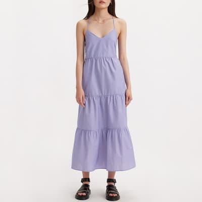 Lilac Tiered Maxi Dress