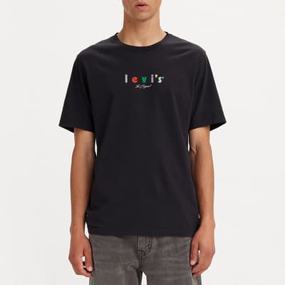 Black Relaxed Cotton T-Shirt
