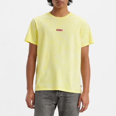 Yellow Tie Dye Cotton T-Shirt