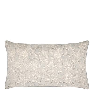  Lunar Grey Champaca Rectangle Cushion Cover