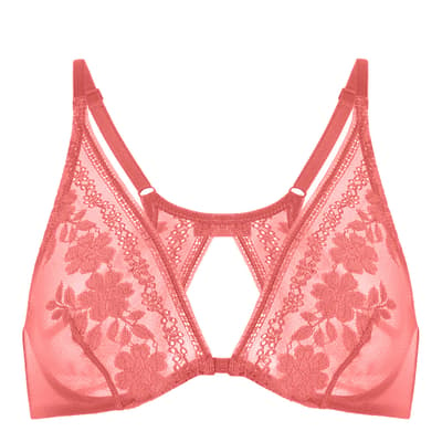 Pink Heloise Wired Triangle Bra
