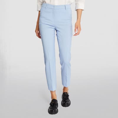 Blue Canon Wool Trousers