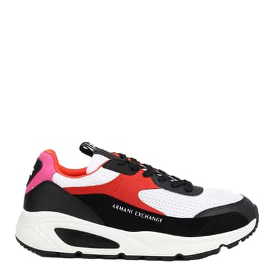 Black/Red Multi Chunky Trainers