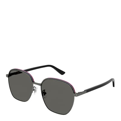 Unisex Gucci Black Sunglasses 58mm