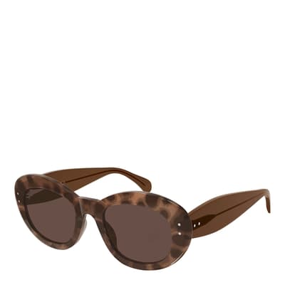 Women's Alaia Brown Sunglasses 51mm