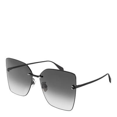 Women's Alexander McQueen Black Sunglasses 63mm