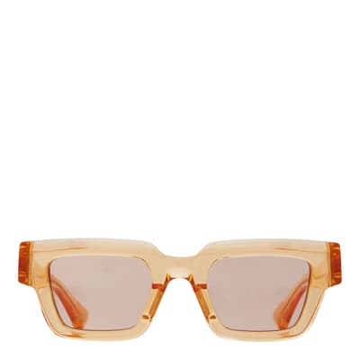 Women's Bottega Veneta Orange Sunglasses 53mm
