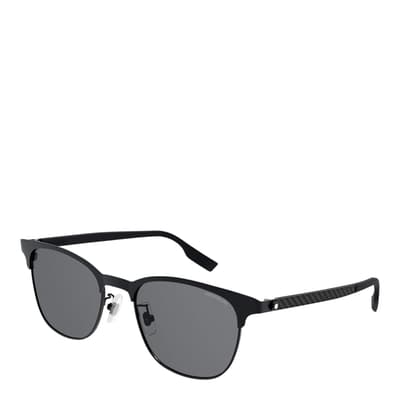 Men's Montblanc Black Sunglasses 53mm
