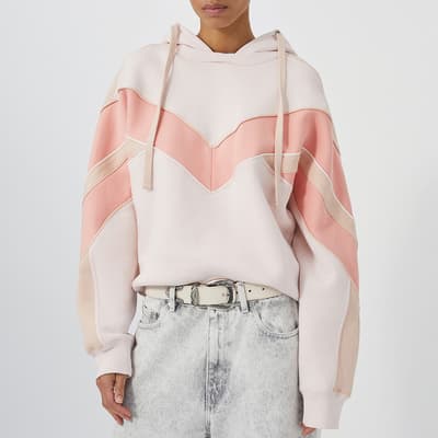 Pink Abstract Cotton Jumper