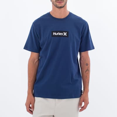 Navy Box Only Cotton T-Shirt