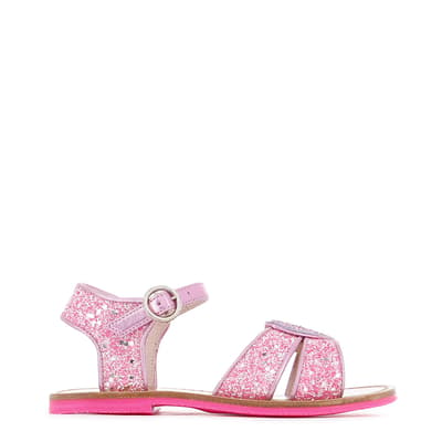 Junior Pink Glitter Amora Sandal 