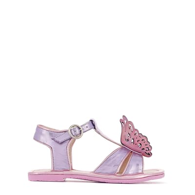 Junior Pink Metallic Celeste Sandal
