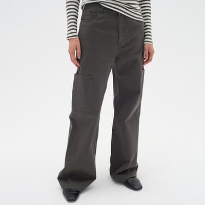 Charcoal Rif Cotton Trousers