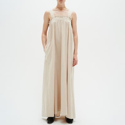 Nude Odette Strap Linen Dress