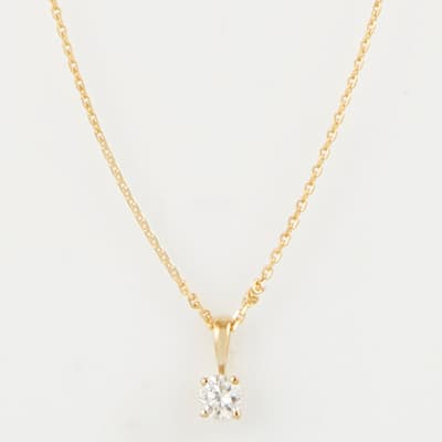 Yellow Gold Laila Diamond Pendant Necklace