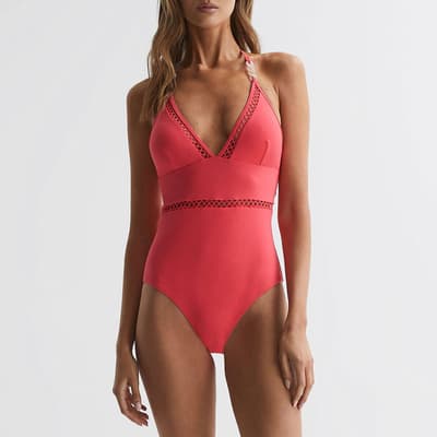 Coral Ray Colourblock Swimsuit