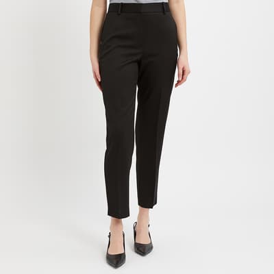 Black Amber Tailored Suit Trousers