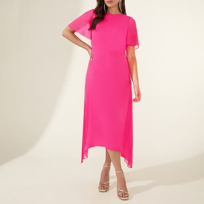 Pink Hanky Hem Dress