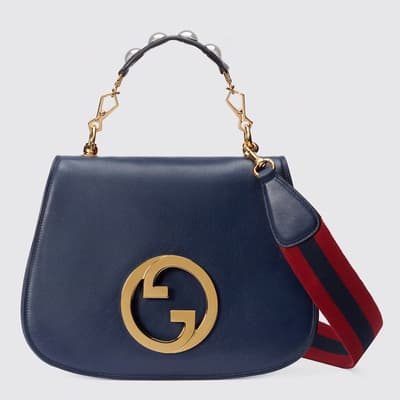 Gucci Blue Blondie Small Top Handle Bag