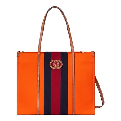 Gucci Cosmogony G Large Orange Bag