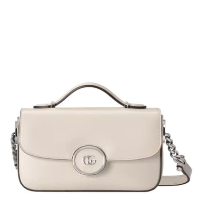 Gucci White Petite GG Mini Shoulder Bag