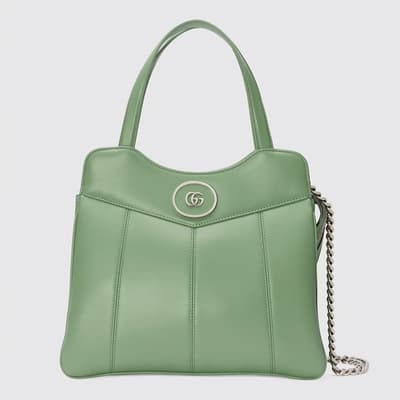Gucci Green Petite GG Small Tote Bag