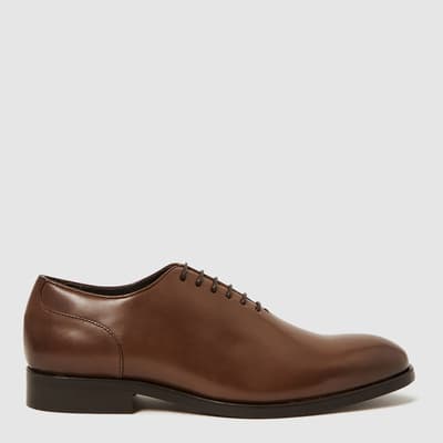 Brown Bay Wholecut Leather Shoes