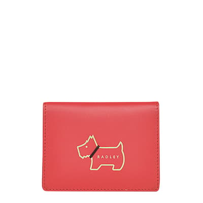 Red Heritage Dog Outline Small Cardholder