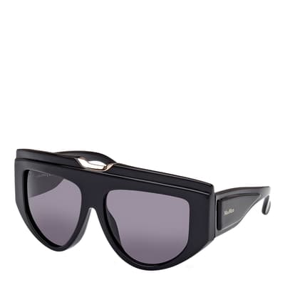 Shiny Black Smoke Sunglasses