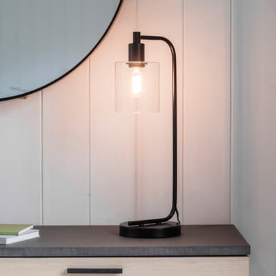 Mannion Table Lamp, Black