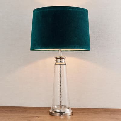 Tullow Table Lamp, Teal