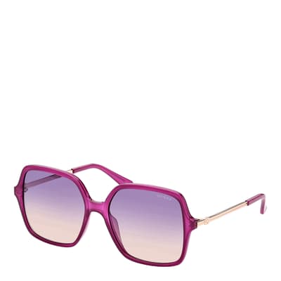 Shiny Violet Gradient Or Mirror Violet Sunglasses