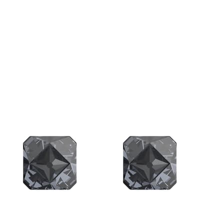 Black Stud Crystal Earrings