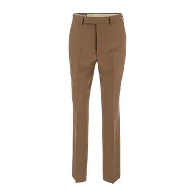 Women's Brown Straight Trousers                                