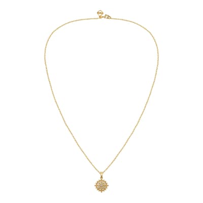 18K Gold Plated Make A Wish Sparkle Necklace