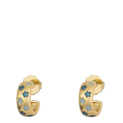 18K Gold Plated Azurine Earrings