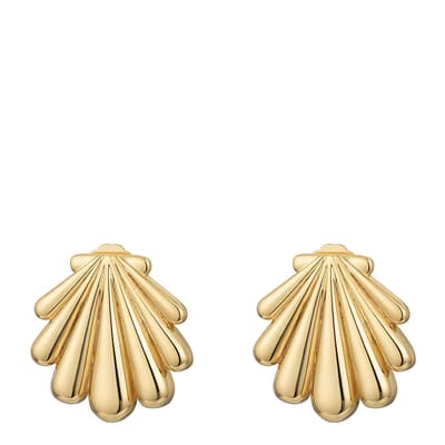 18K Gold Plated Moana Coral Earrings